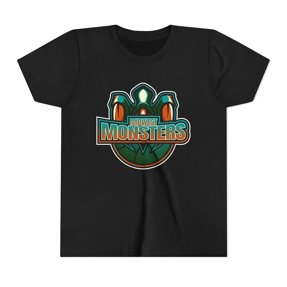 Thumbnail: Youth Short Sleeve Tee - Midwest Monsters Team Shirt