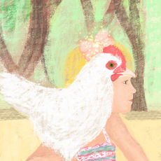 2024 - Girl and Chicken
