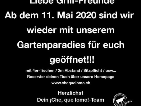 Endlich wieder offen...