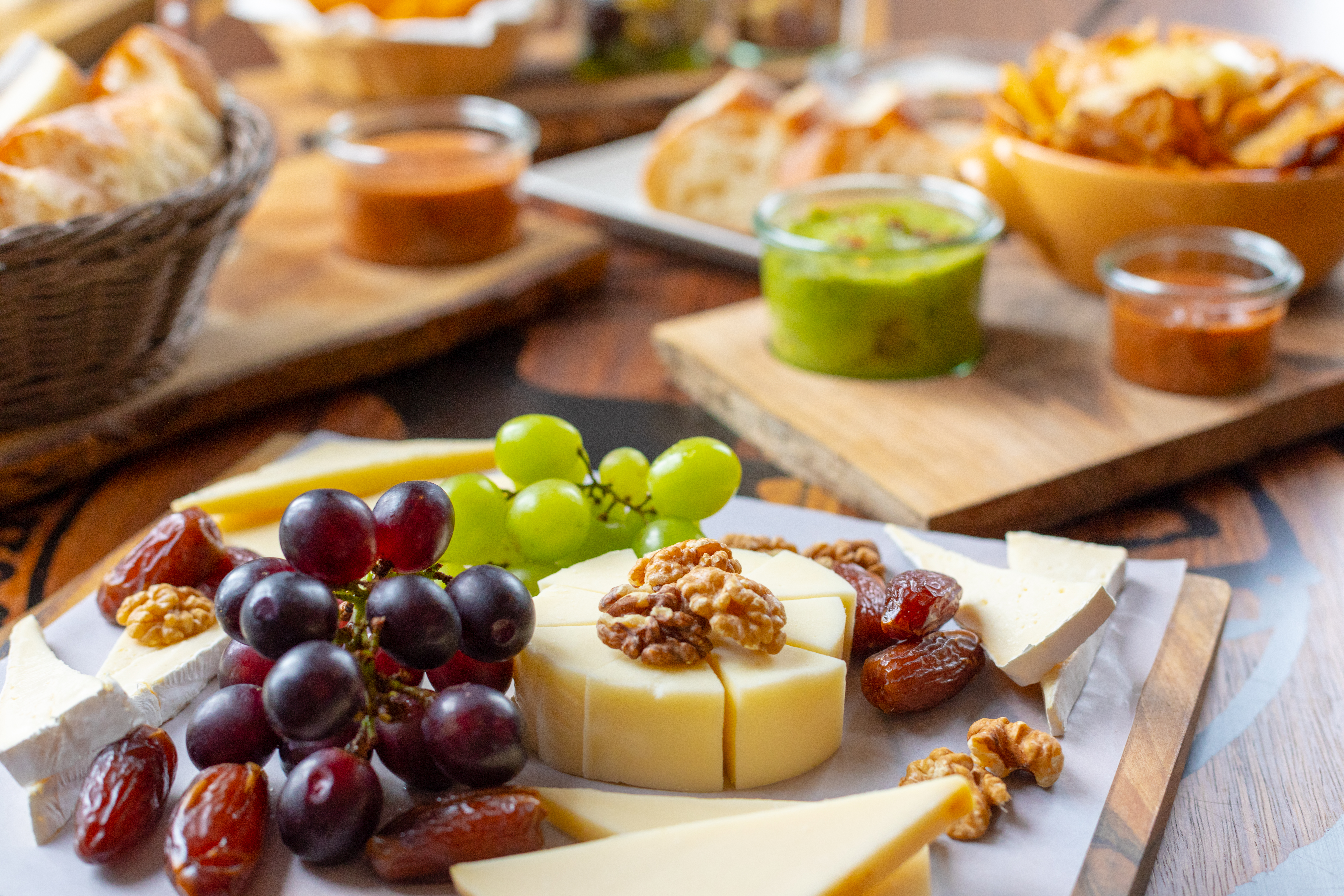 Arranged Food and Objects