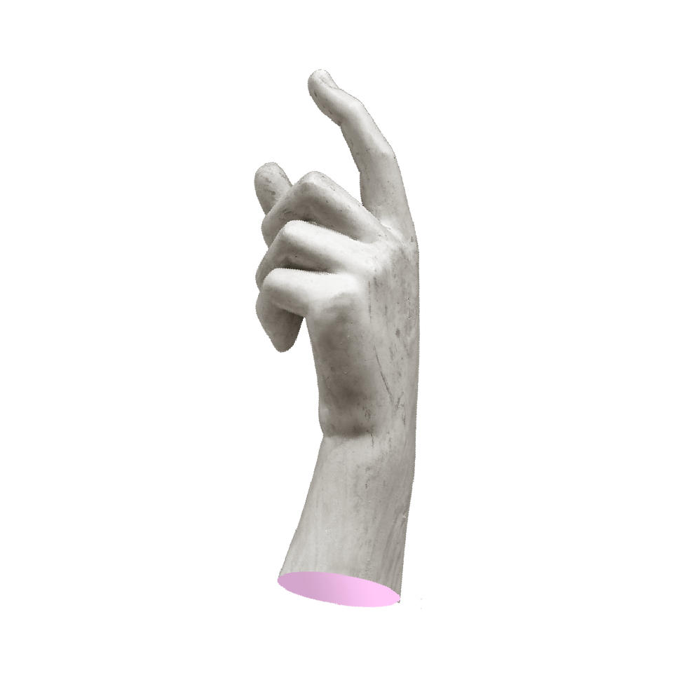 Scultura in marmo a mano