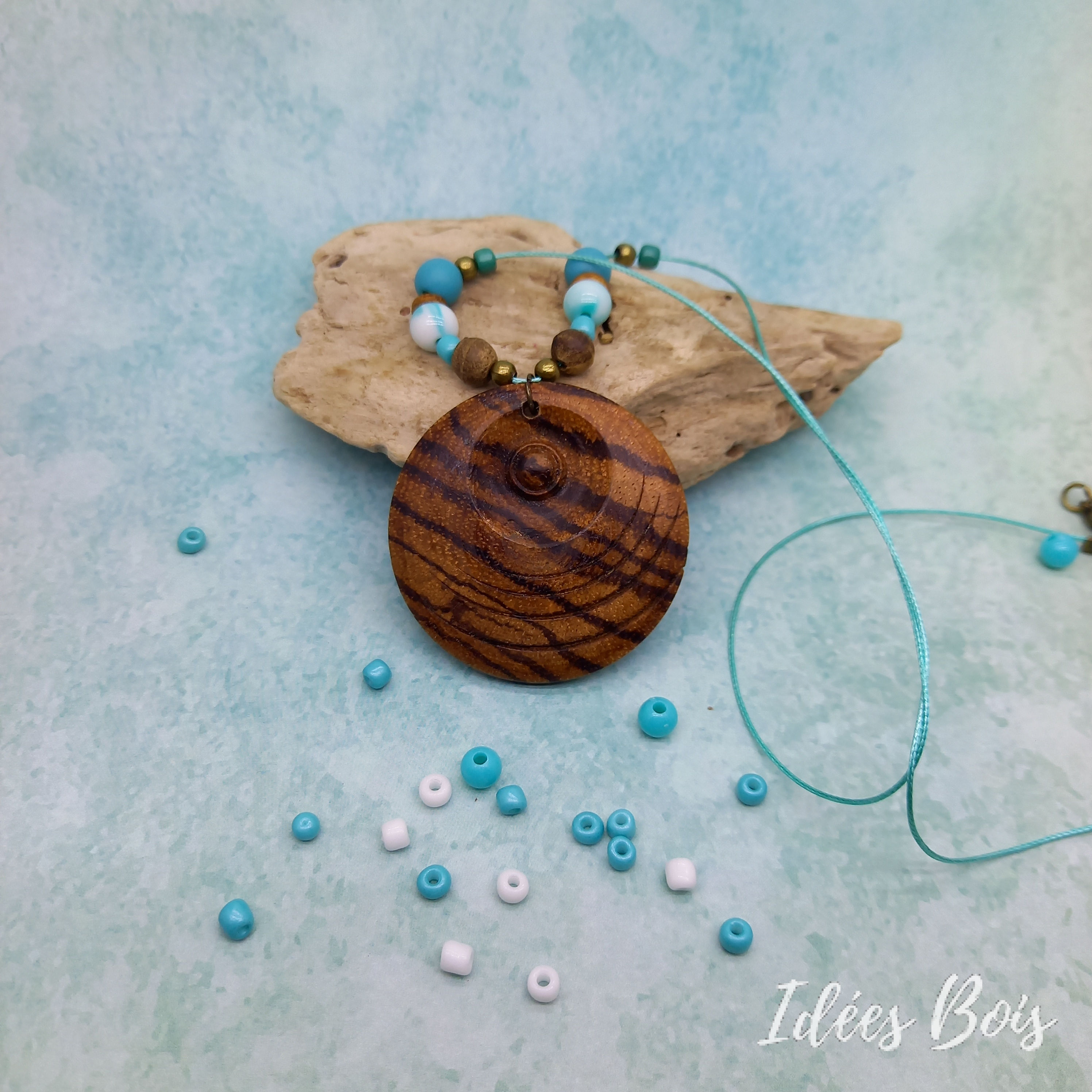 Pendentif en Zébrano