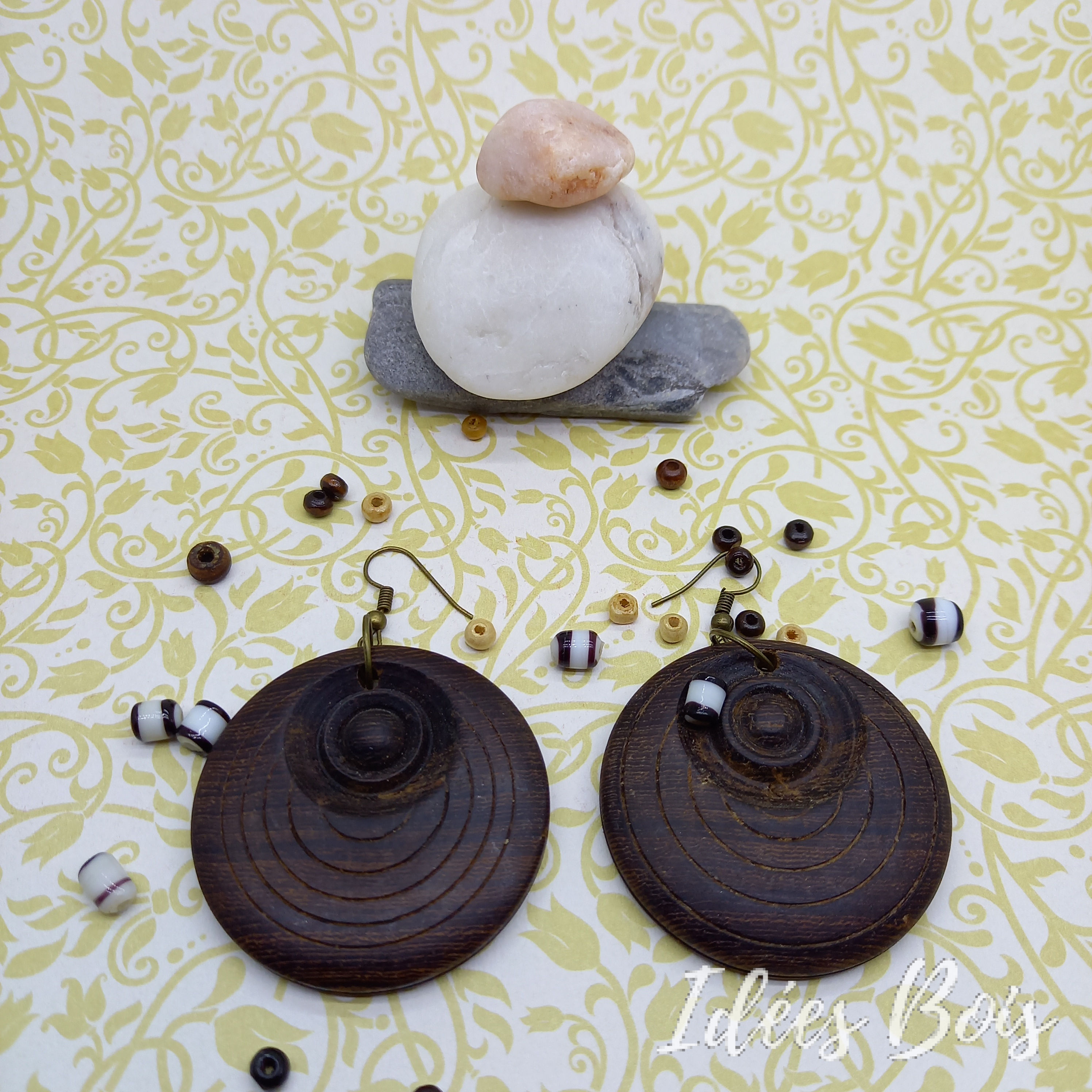 Boucles d'oreilles African Blackwood