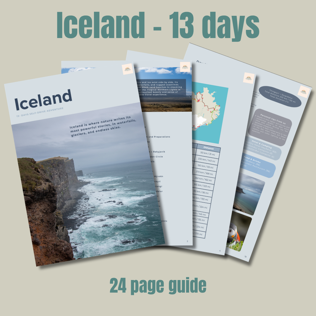 Travel Guide - Iceland - 13 days