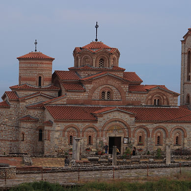 Picture of Orthodox church on a hilltop