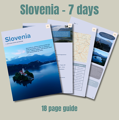 Travel Guide - Slovenia - 7 days