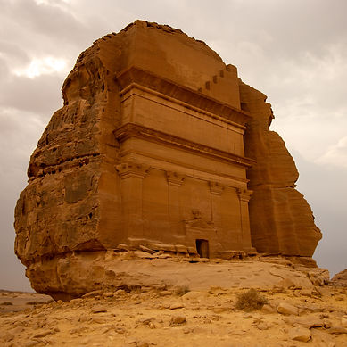 Picture of a tomb in AlUla