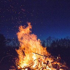 Campfire At Night