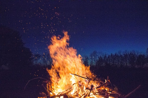 Campfire At Night