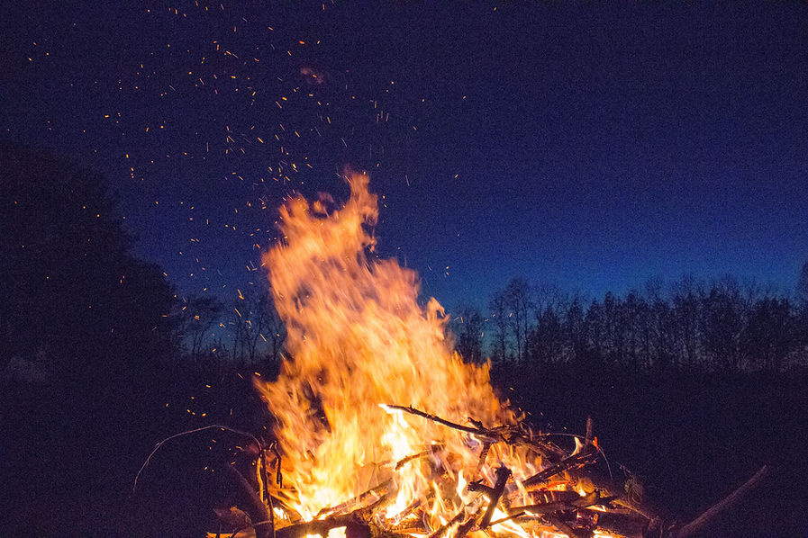 Campfire At Night