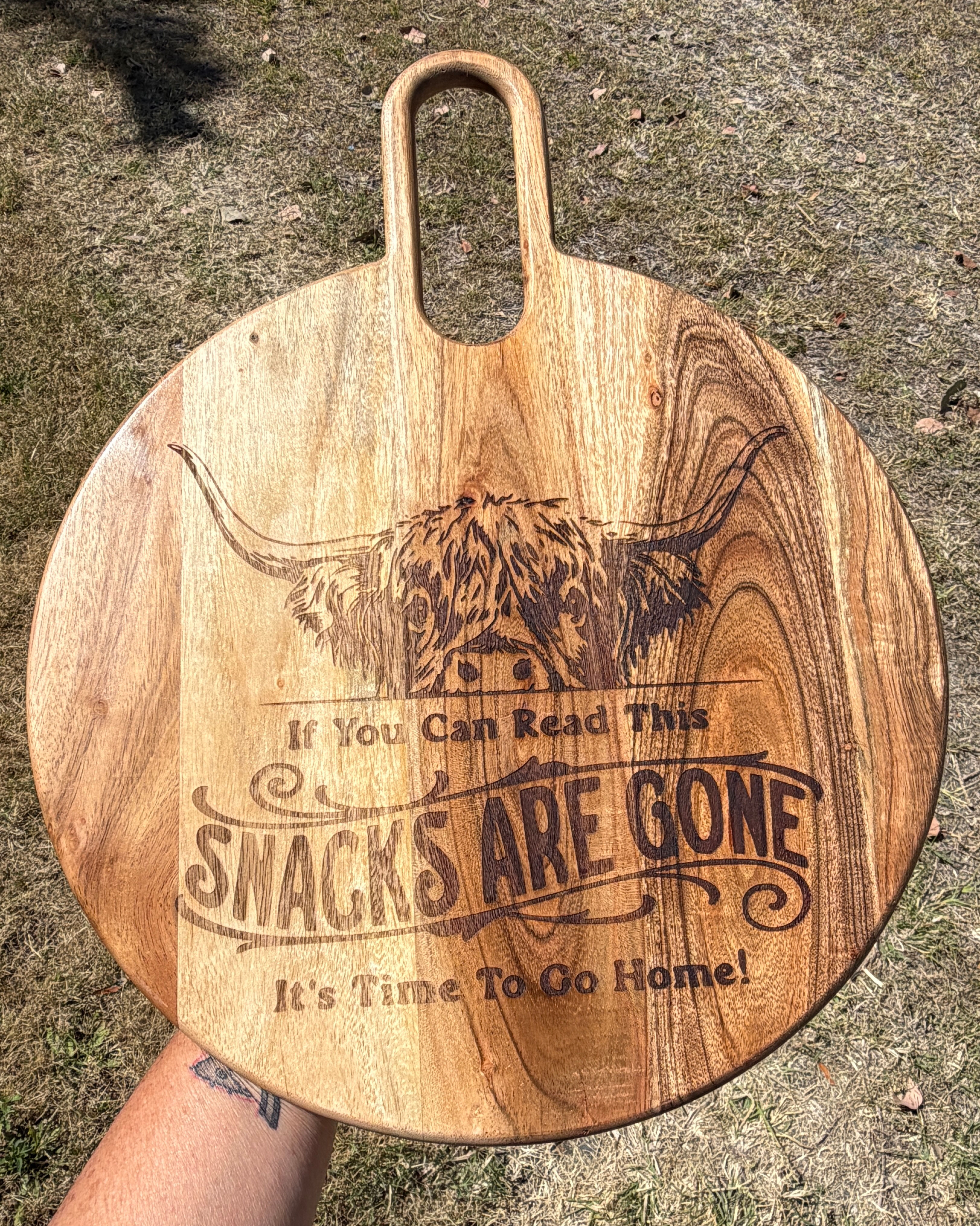Highland Cow Wooden Boards