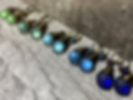 Thumbnail: Antique Brass Frosted Drop Wire Wrapped Earring