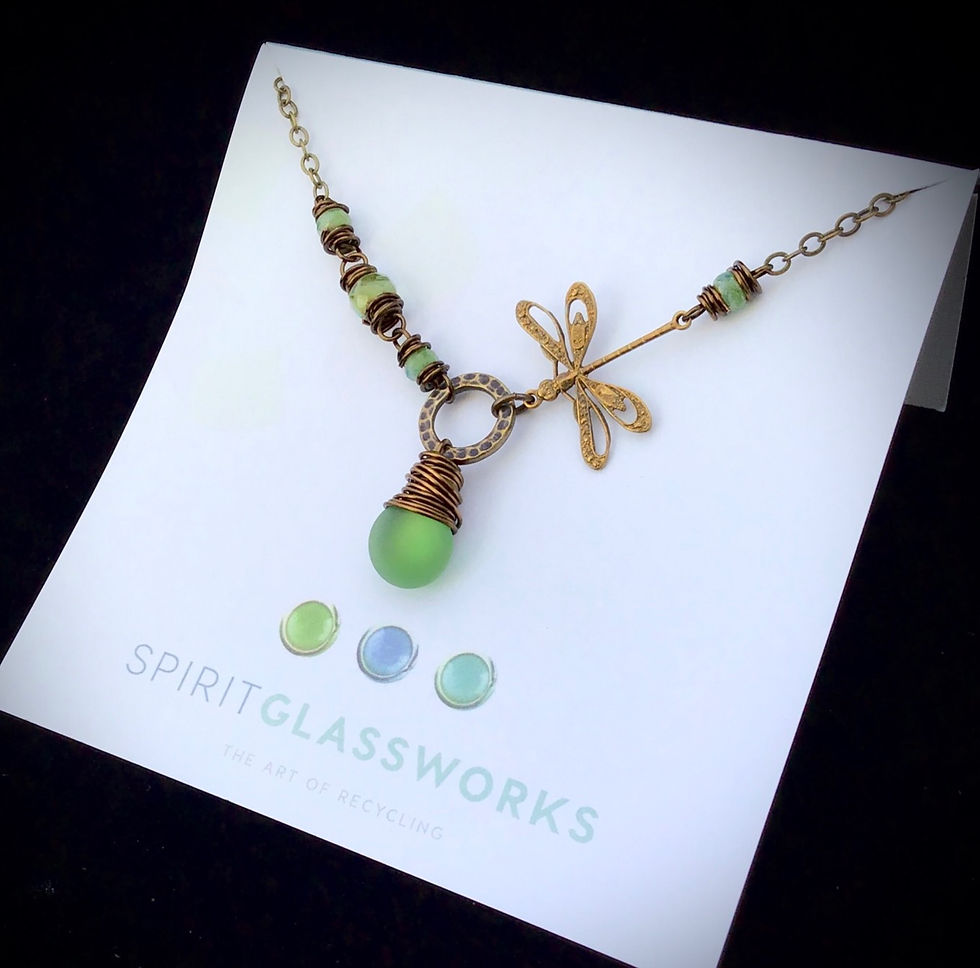 Thumbnail: Dragonfly Drop Necklace