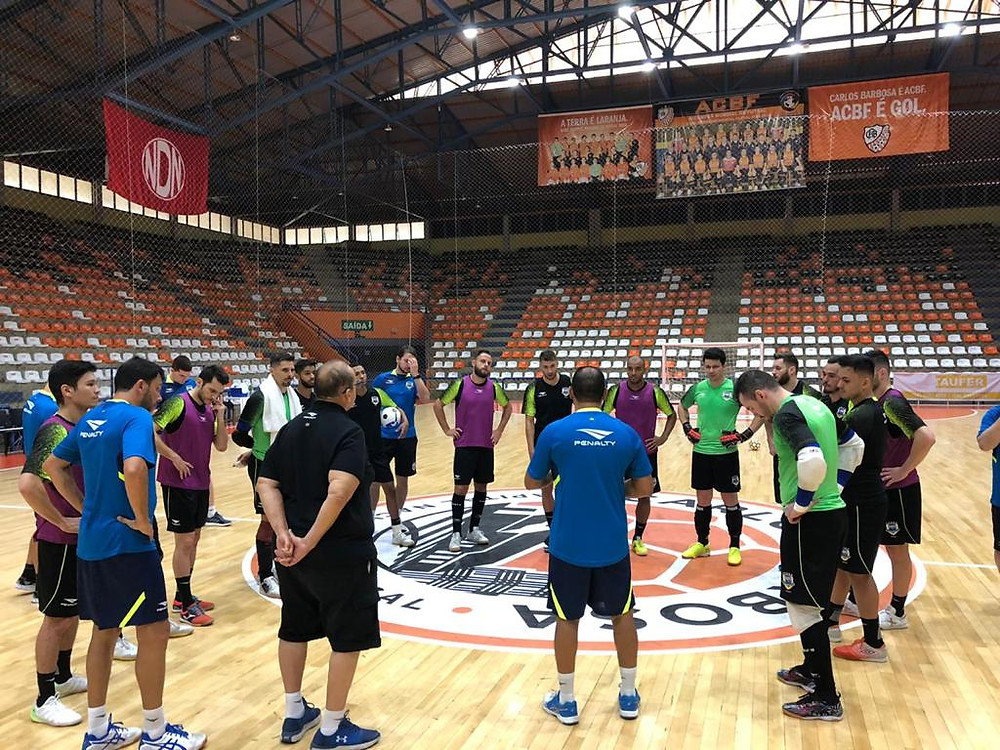 Crédito: Yuri Gomes - Seleção treinando em Carlos Barbosa
