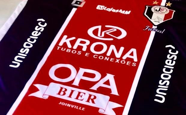 Crédito: Divulgação Joinville - Marca ficará duas temporadas na camisa