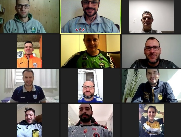 Crédito: Divulgação - Encontro virtual reuniu os fisioterapeutas das equipes da LNF