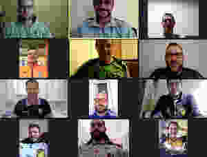 Crédito: Divulgação - Encontro virtual reuniu os fisioterapeutas das equipes da LNF