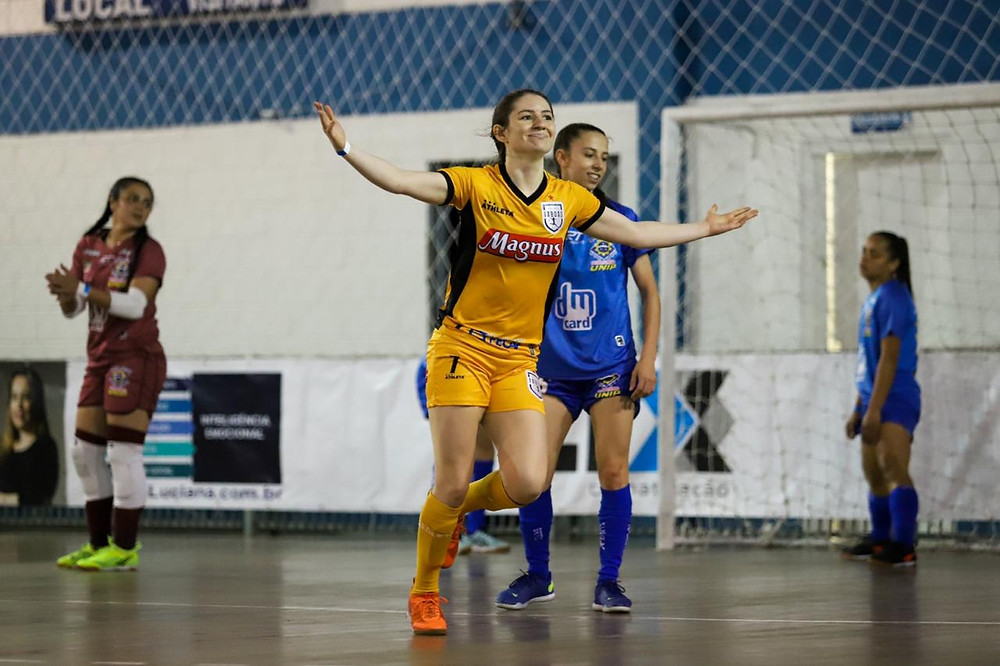 Crédito: Yuri Gomes - Talia faz dois gol para Taboao Magnus