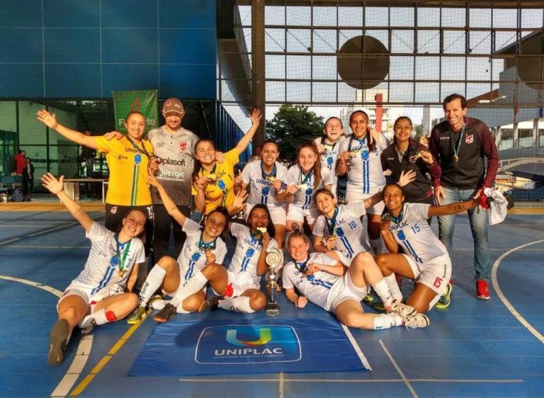 Crédito: Arquivo Pessoal - As Leoas representam a Universidade do Planalto Catarinense (Uniplac) nos Jogos Universitários Catarinense.