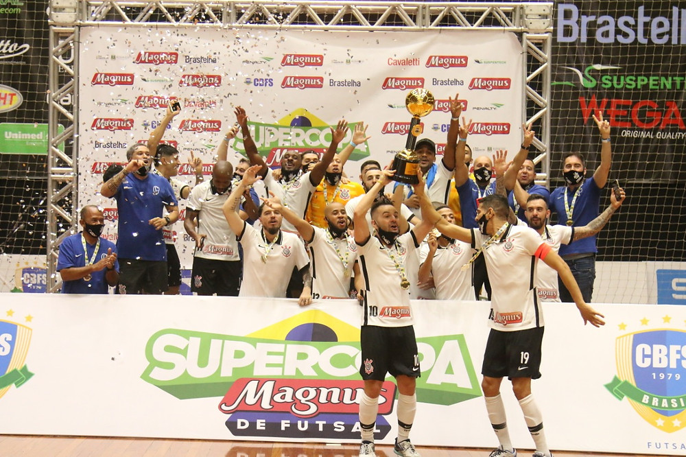 Crédito: Edson Castro - Corinthians é bicampeão da Supercopa Magnus de Futsal 2020