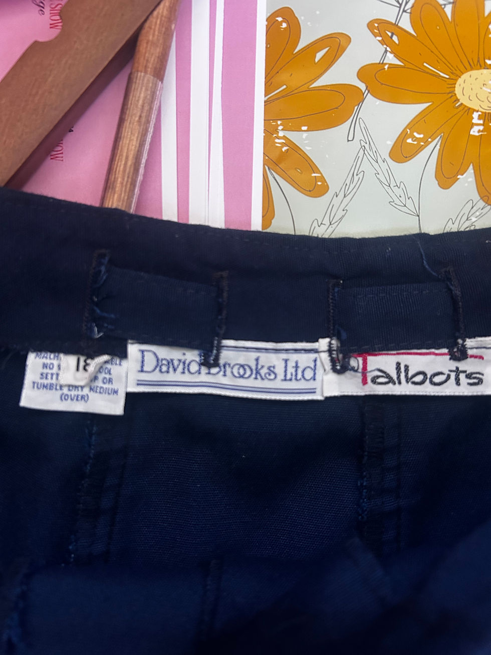 Thumbnail: Vintage 80s Skirt  Sz 18