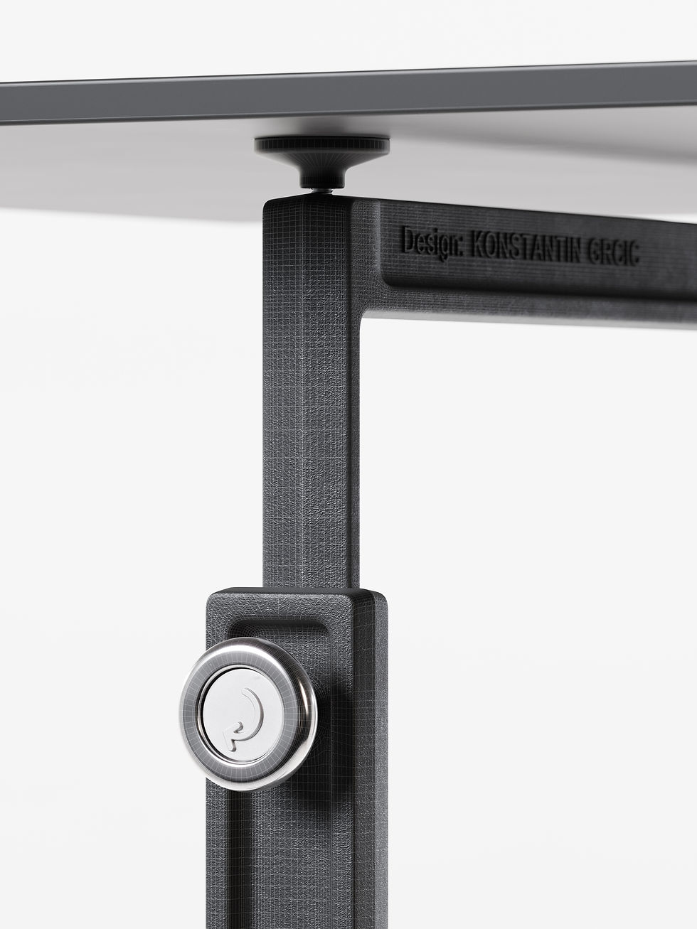 Thumbnail: 3D MODEL OF BRUT TRESTLE TABLE MAGIS