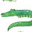 Thumbnail: Crocodile Art Print