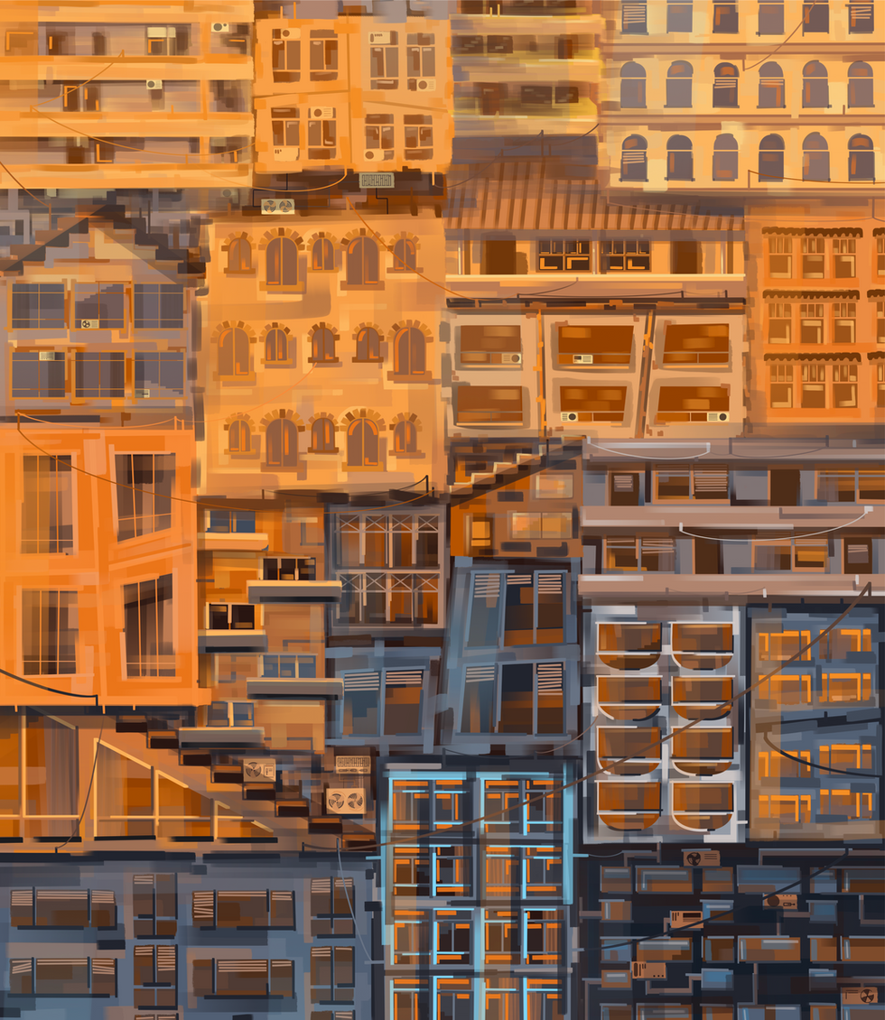 Sunset Architecture I
