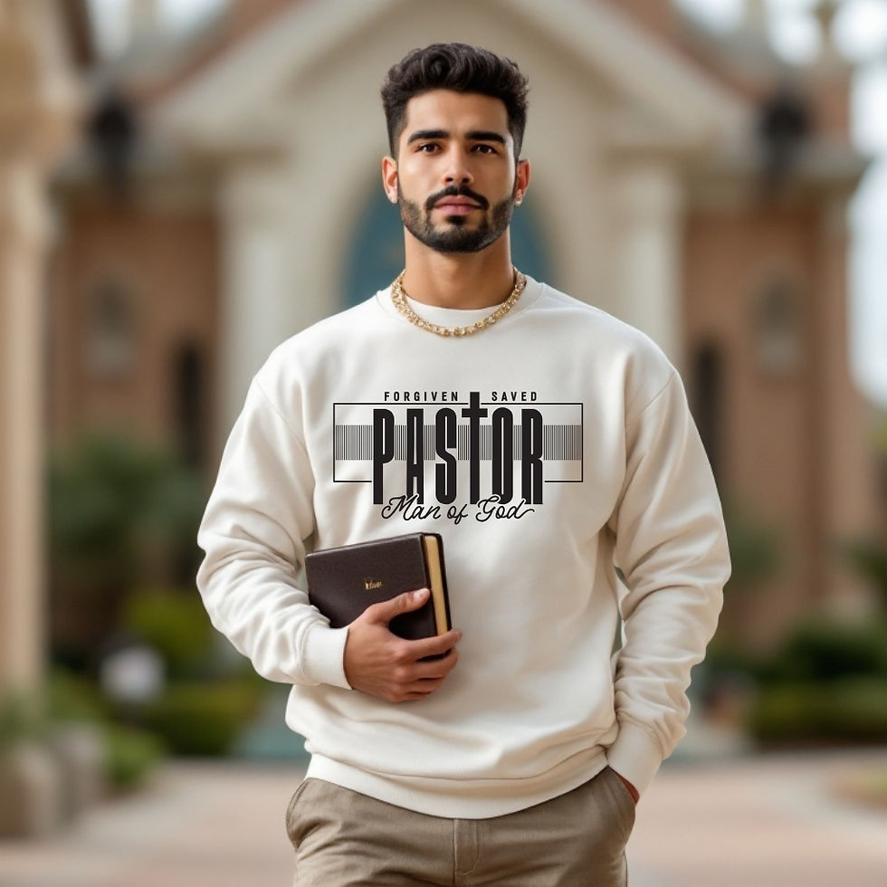 Pastor Man of God Crewneck Sweatshirt