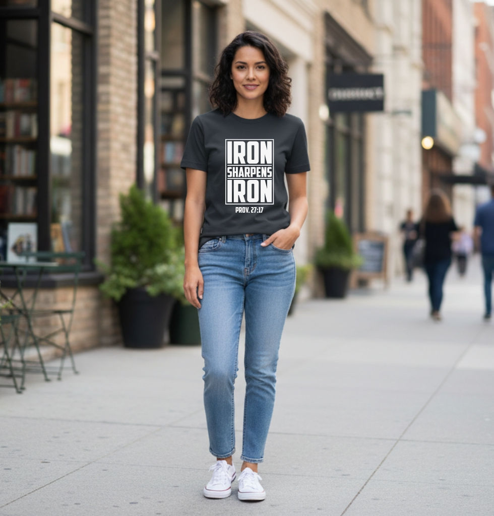 Iron Sharpens Iron Prov. 27:17 T-Shirt