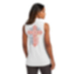 Faith Cross Sleeveless Polo