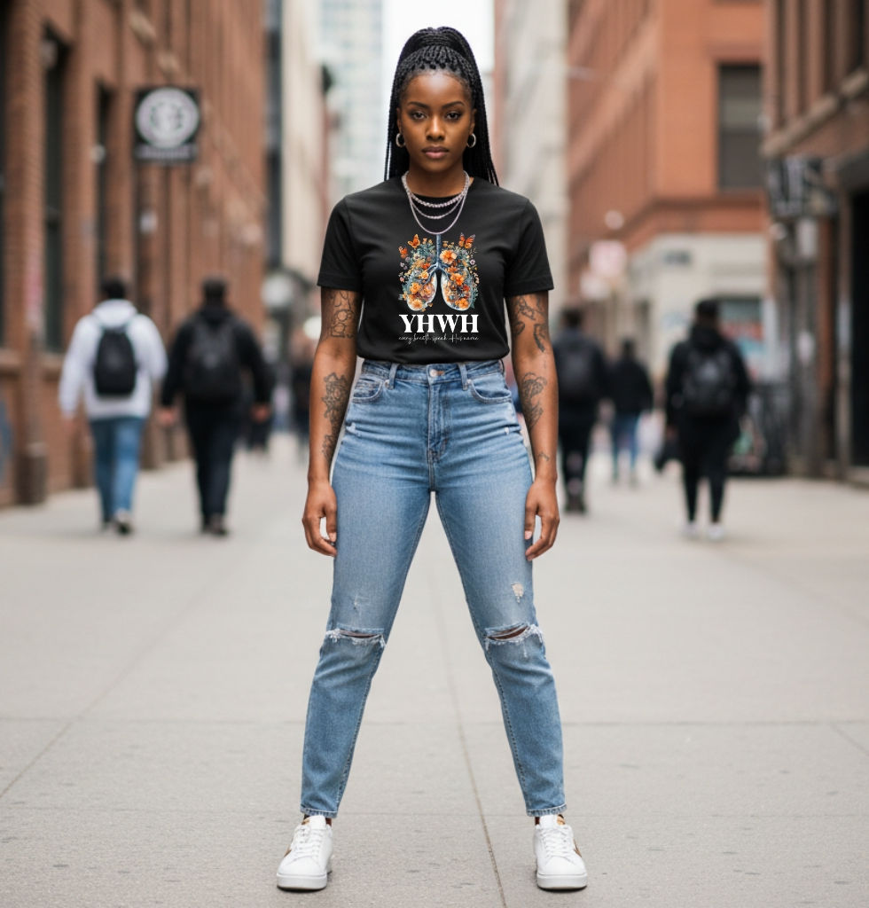 YHWH Every Breath Speaks His Name T-Shirt