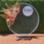 Circle Mesh with Preserved Flower Arrangement