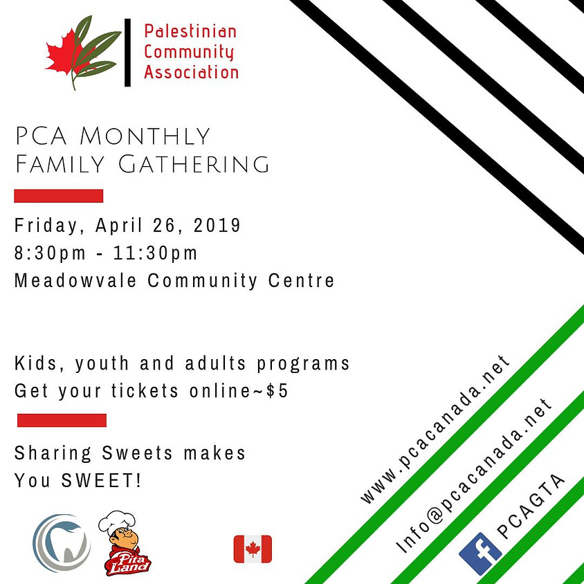 Family Monthly Gathering, April - Mississauga