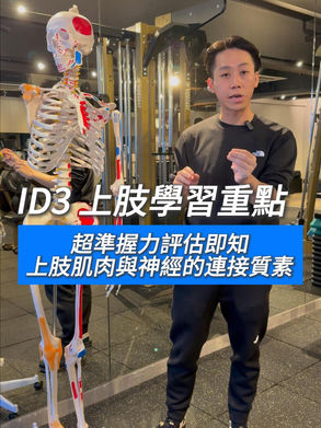 【解鎖ID3課程精華:從握力測試到臨床解剖的全新視野】