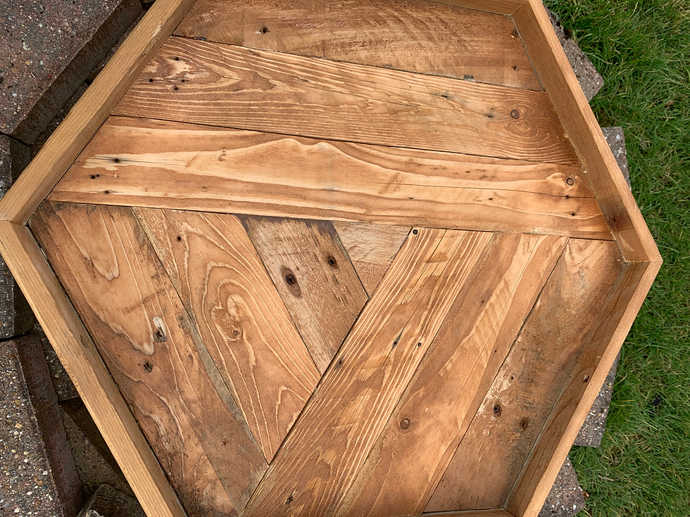 Thumbnail: Hexagon Garden Serving Trays