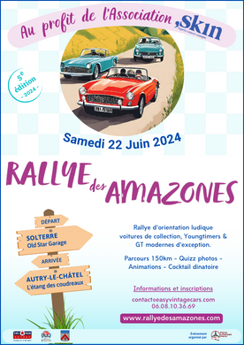 Affiche Rallye des Amazones 2024