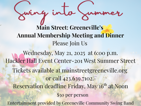Annual Meeting Swing into Summer