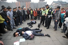 Chongqing, bringing drinking games to a whole new level.
