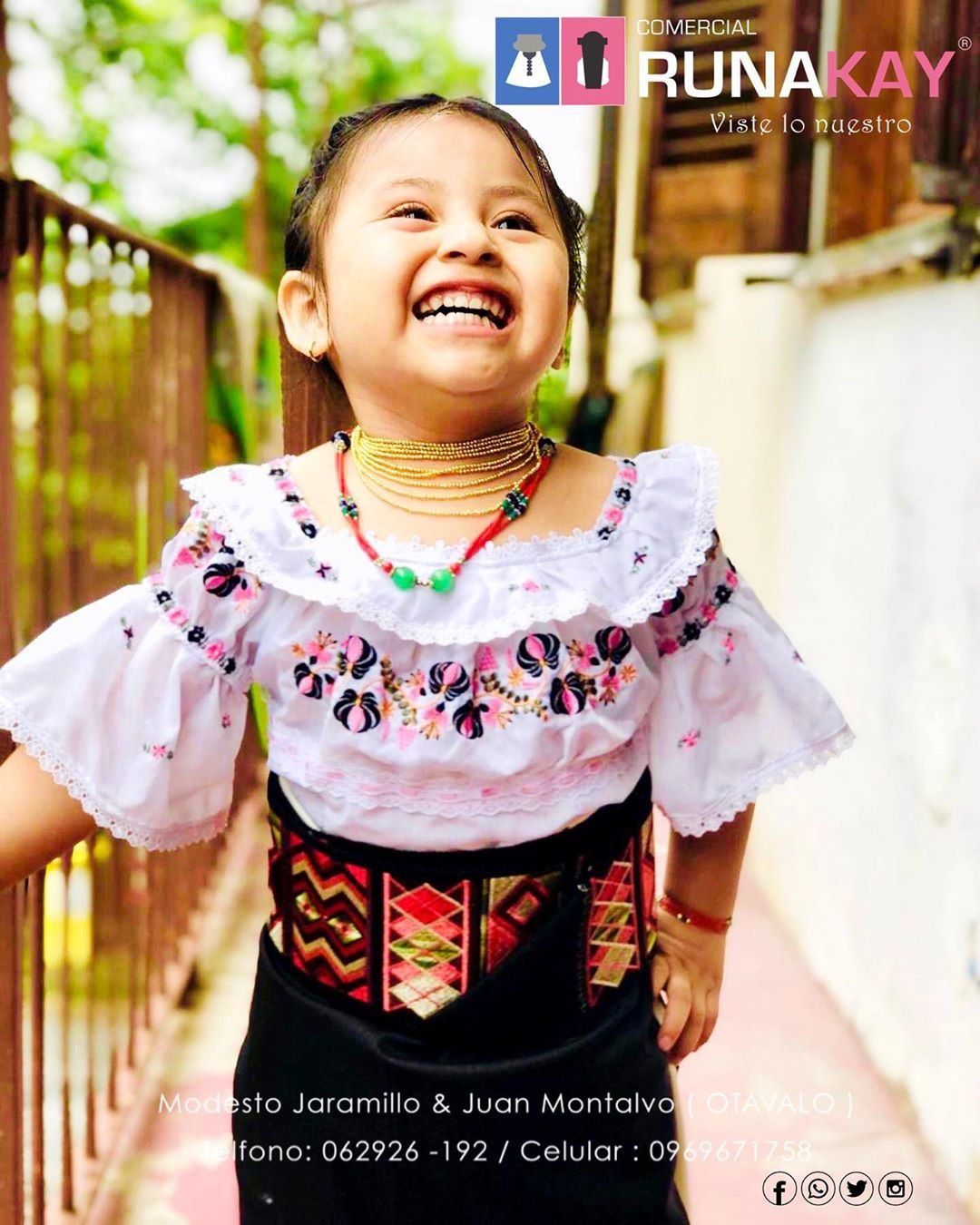 Blusa Otavalo niña