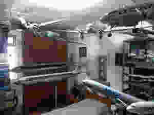 O quarto de um dos filhos do comandante virou espaço para exibição dos itens logo após ele deixar a casa