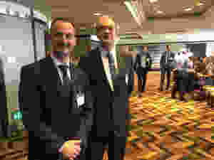 Cmte. Tulio Rodrigues e Douglas Mellor, organizador do FRMS Forum 2019.