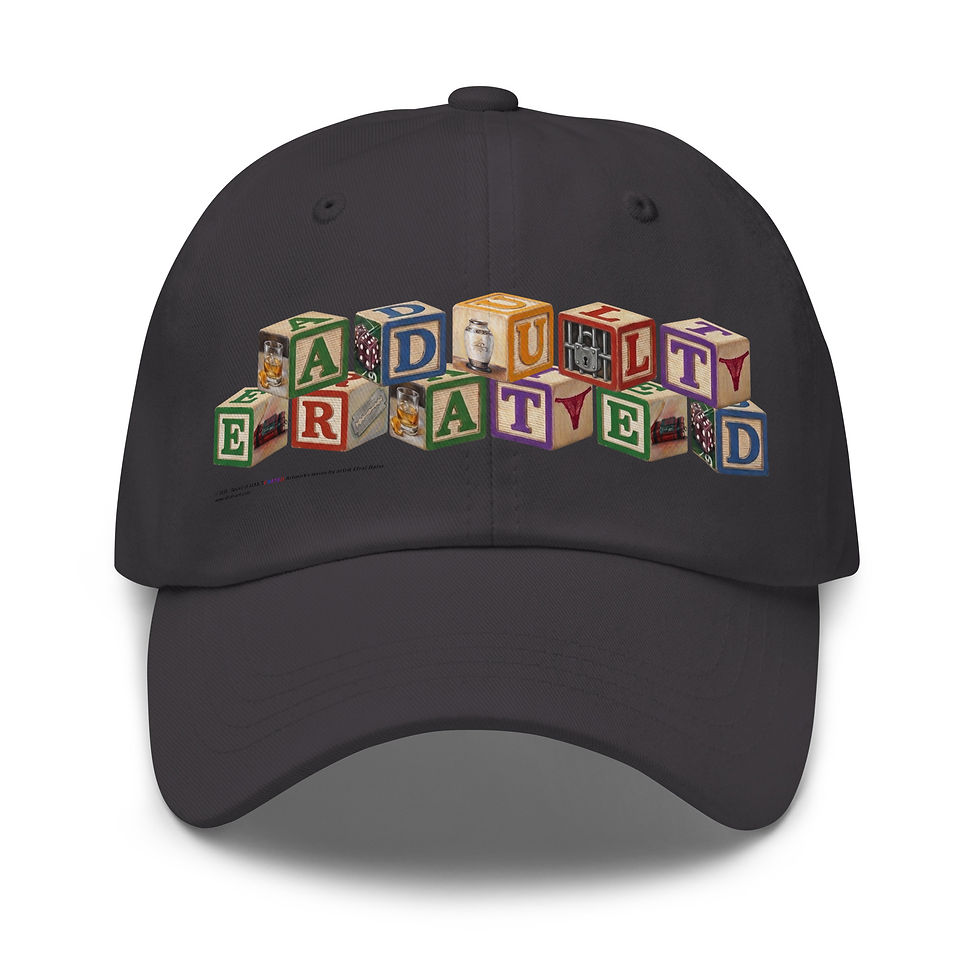 Thumbnail: "Adult-erated" Alphabet Blocks Dad hat