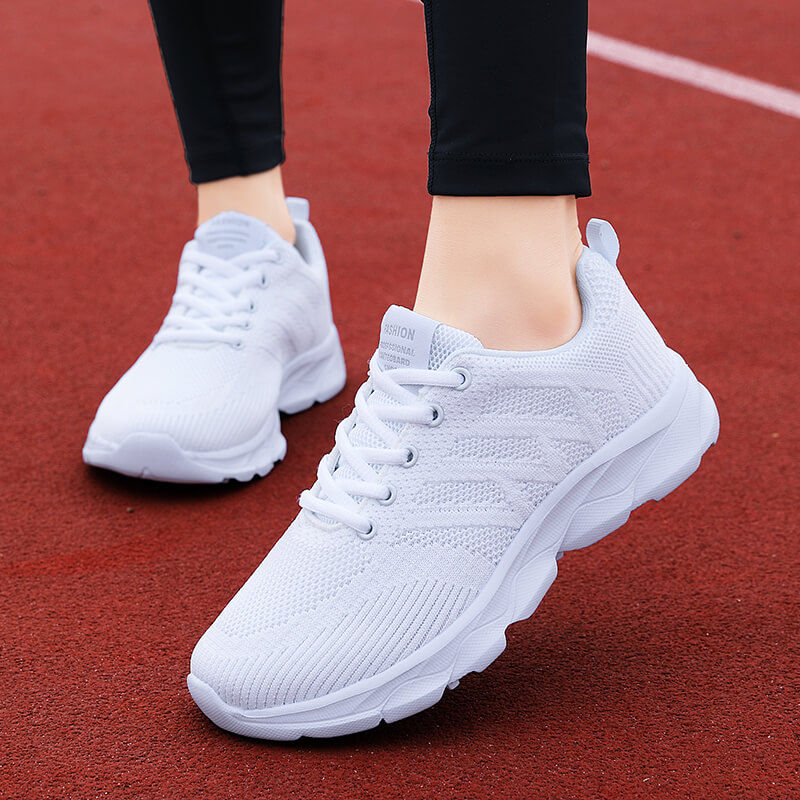 Thumbnail: New Sneakers Women Casual Shoes Fashion Breathable Walking Mesh Flat Shoes Women