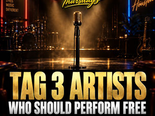 Tag three Houston artists to perform free at Vibe Check Thursdays on September 24