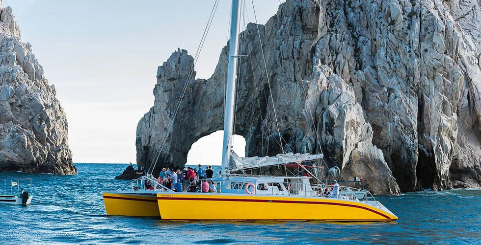 Sailing catamaran cabo