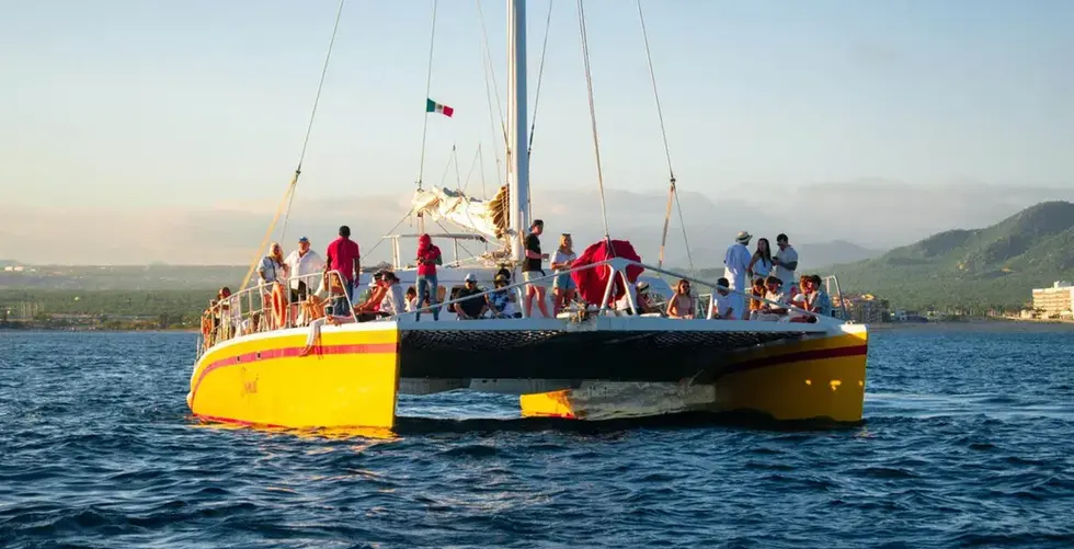 Sailing catamaran cabo