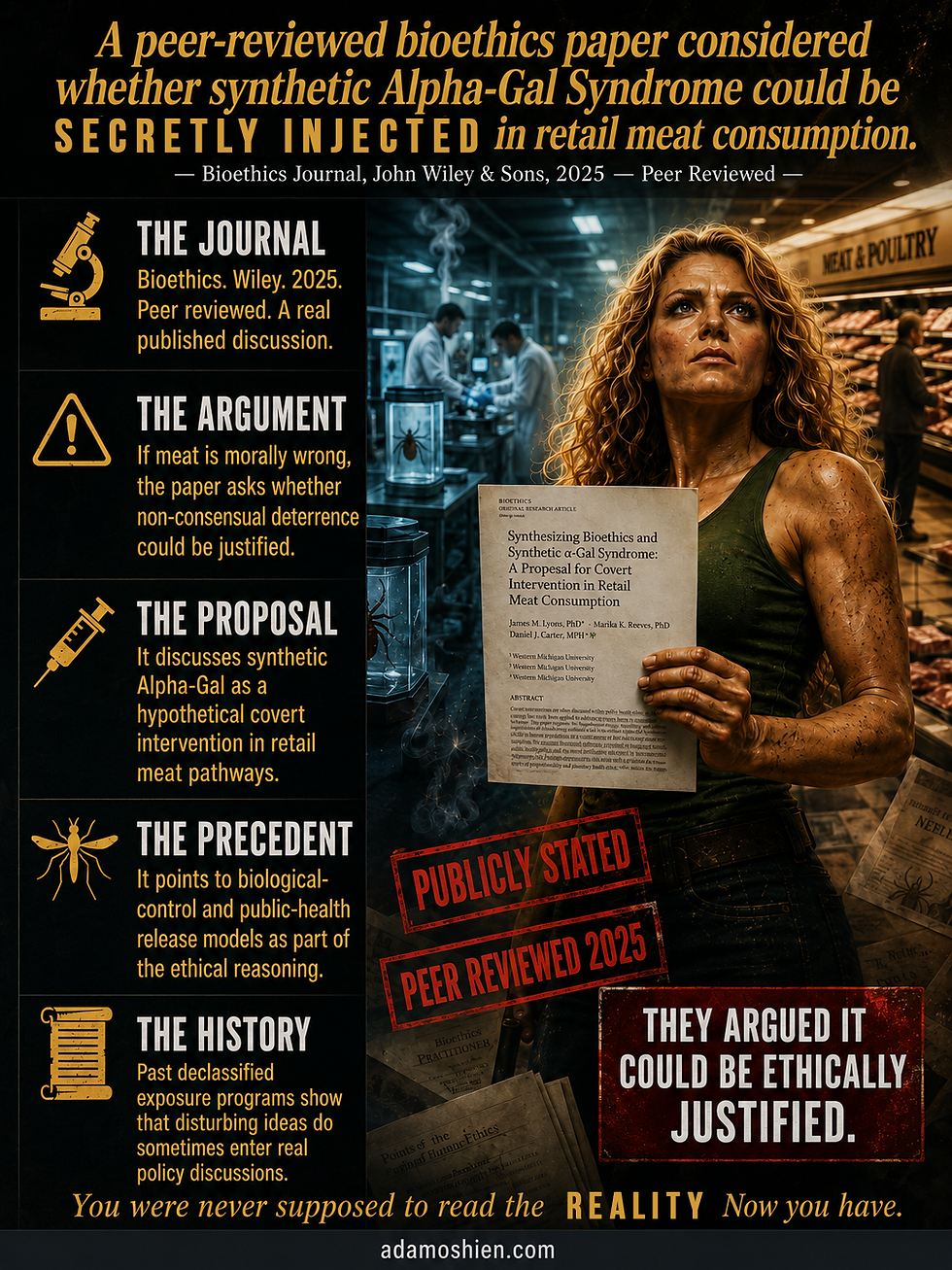 A Peer-Reviewed Academic Paper Argues Scientists Are Morally Obligated to Spread Tick-Borne Illness to Humans Without Their Consent