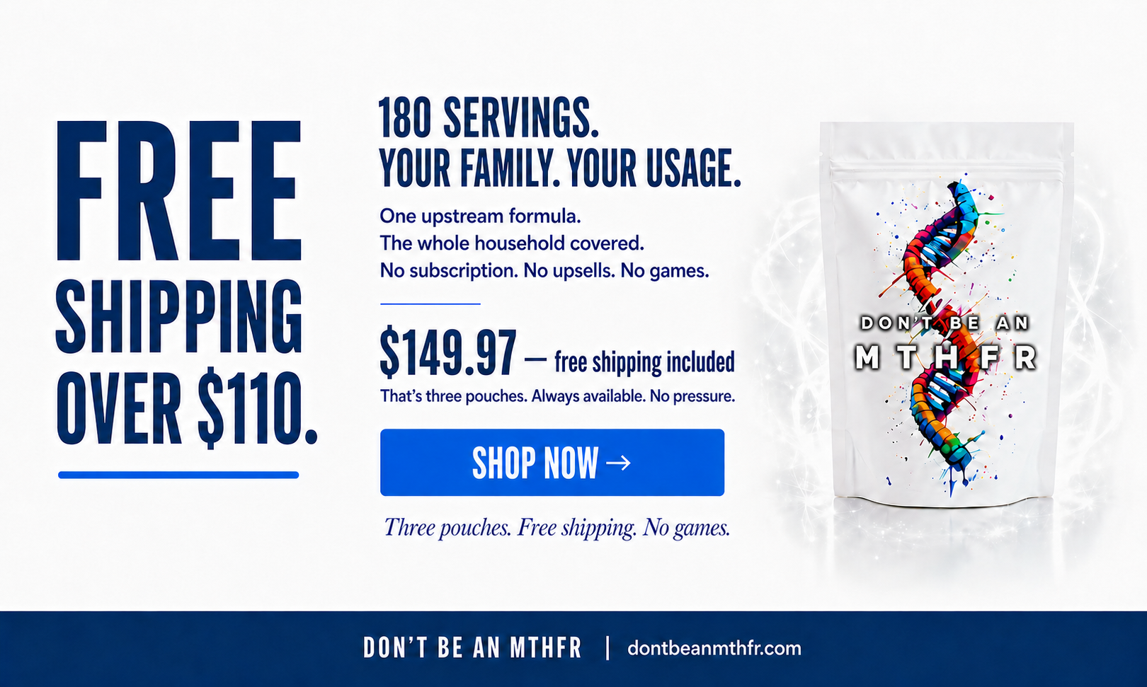 Don't Be An MTHFR - Free Shipping Bundle