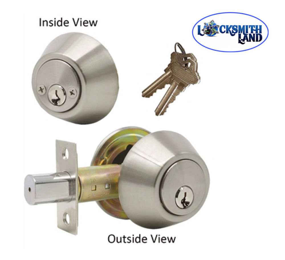 What are double cylinder deadbolts